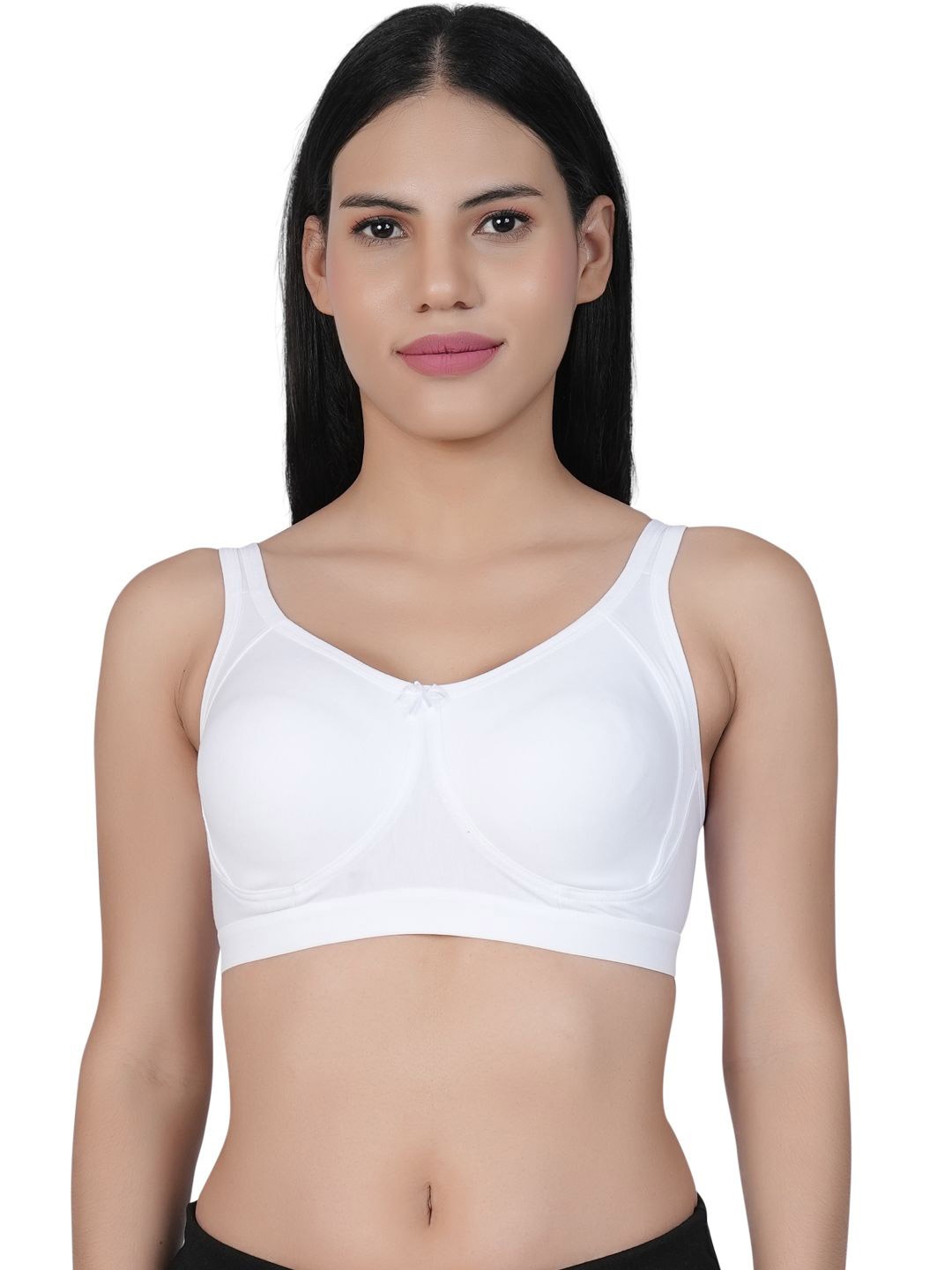 Eve's Beauty Non Padded Full Coverage Everyday Bra, White