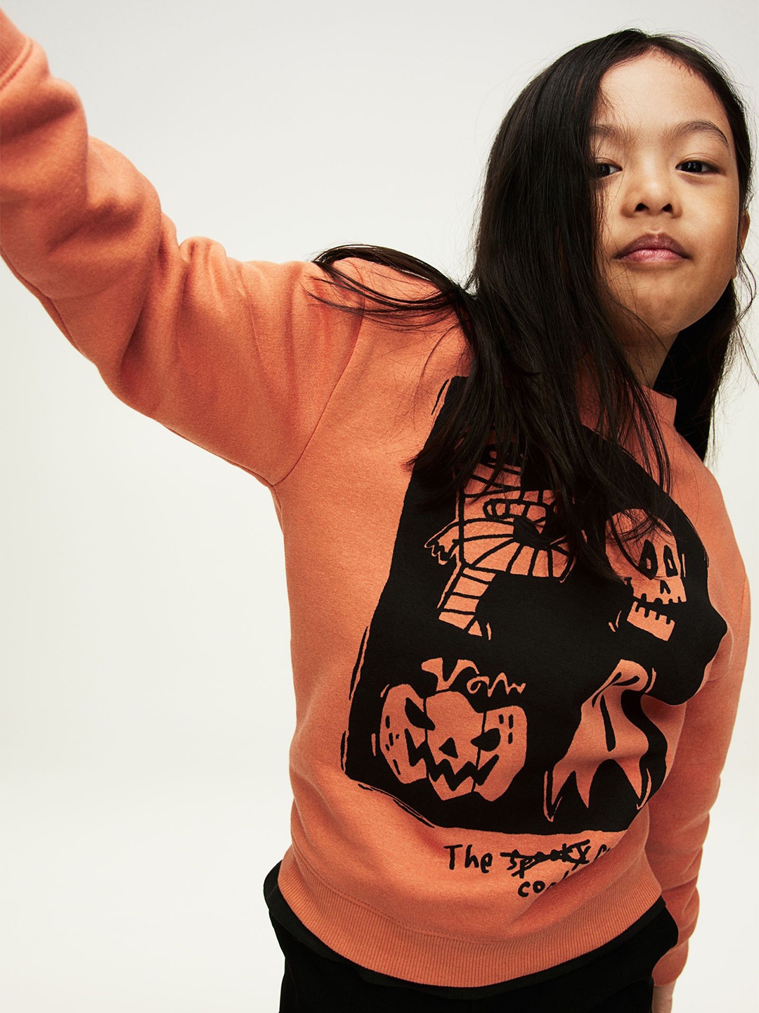 H&M Sweatshirt, Orange