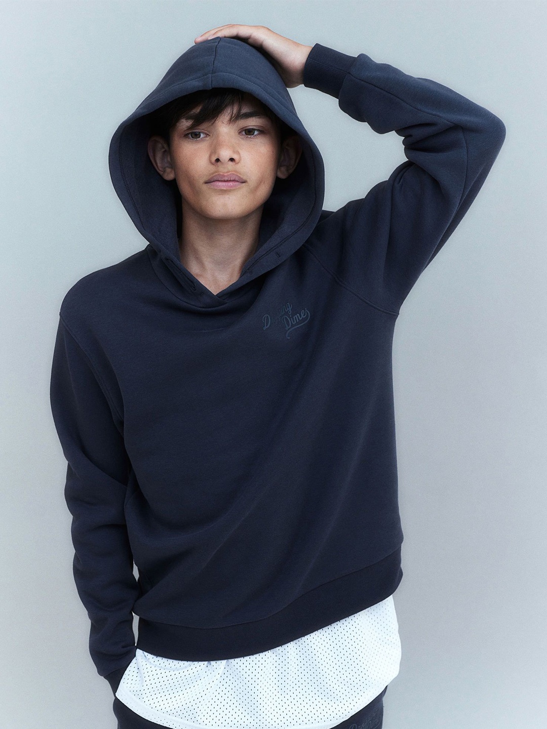 

H&M Sports Hoodie In DryMove, Grey
