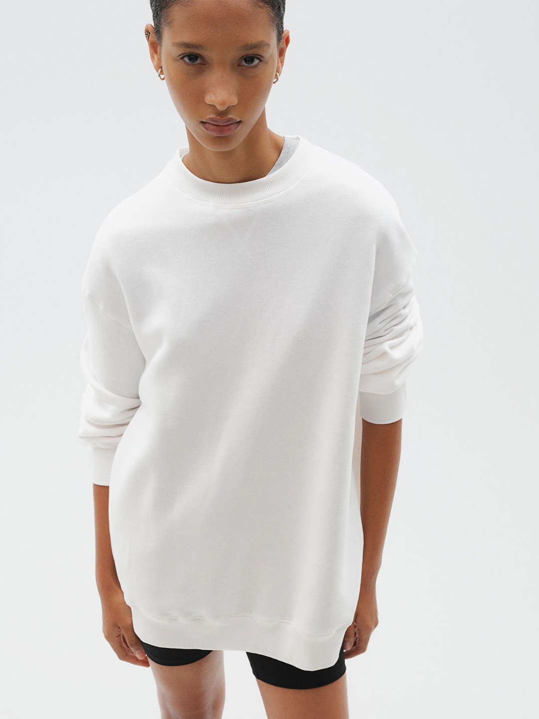

H&M Oversized Sweatshirt, White