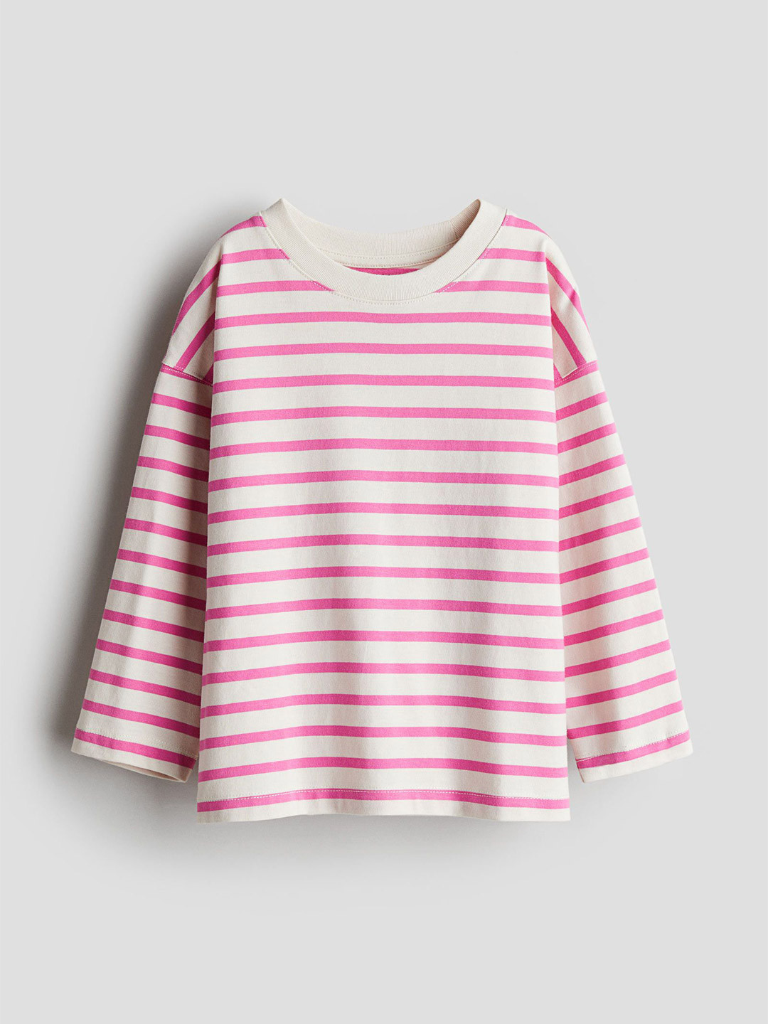 

H&M Oversized Jersey Top, Cream