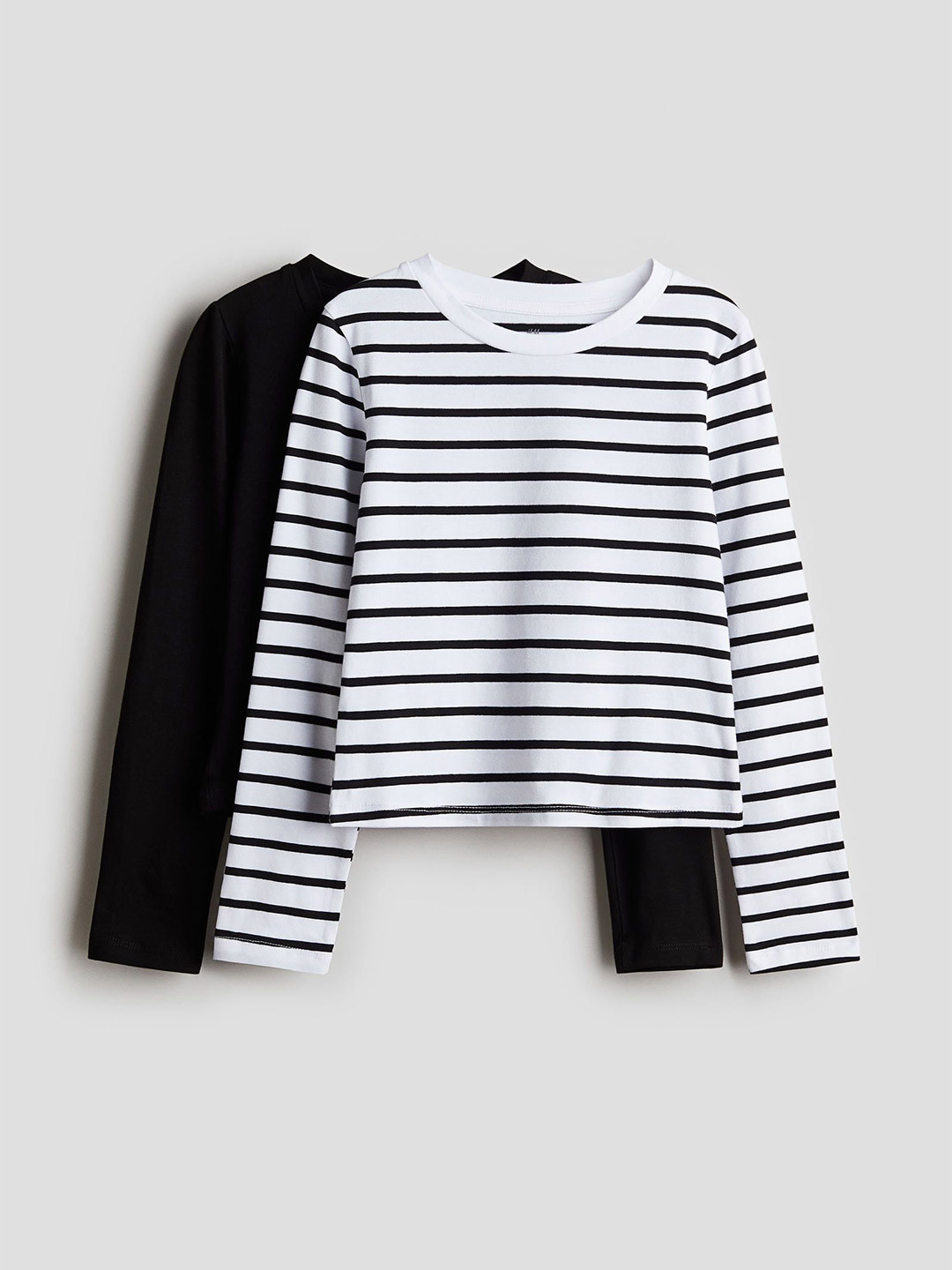 

H&M 2-Pack Jersey Tops, White