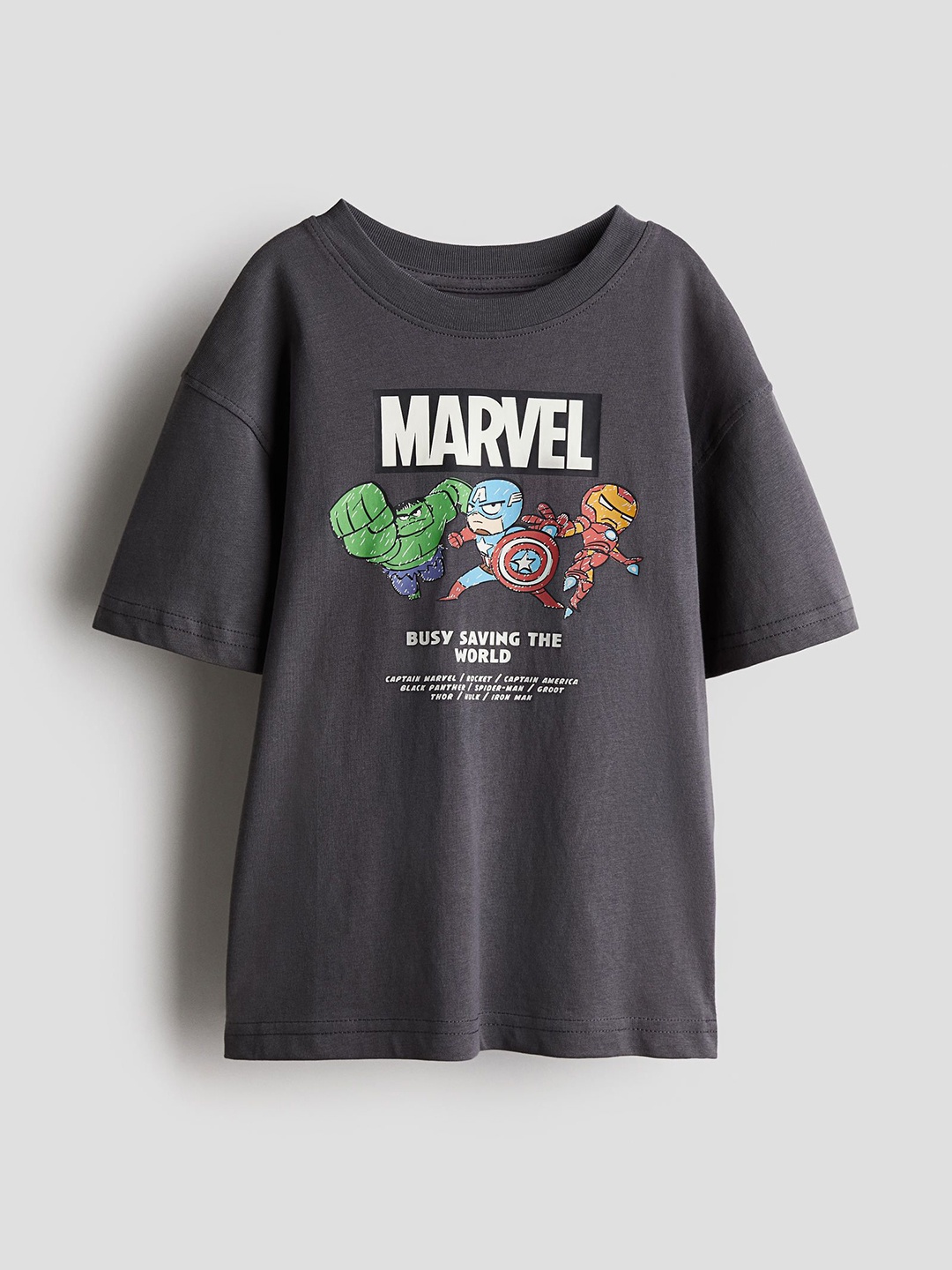 

H&M Printed T-Shirt, Grey