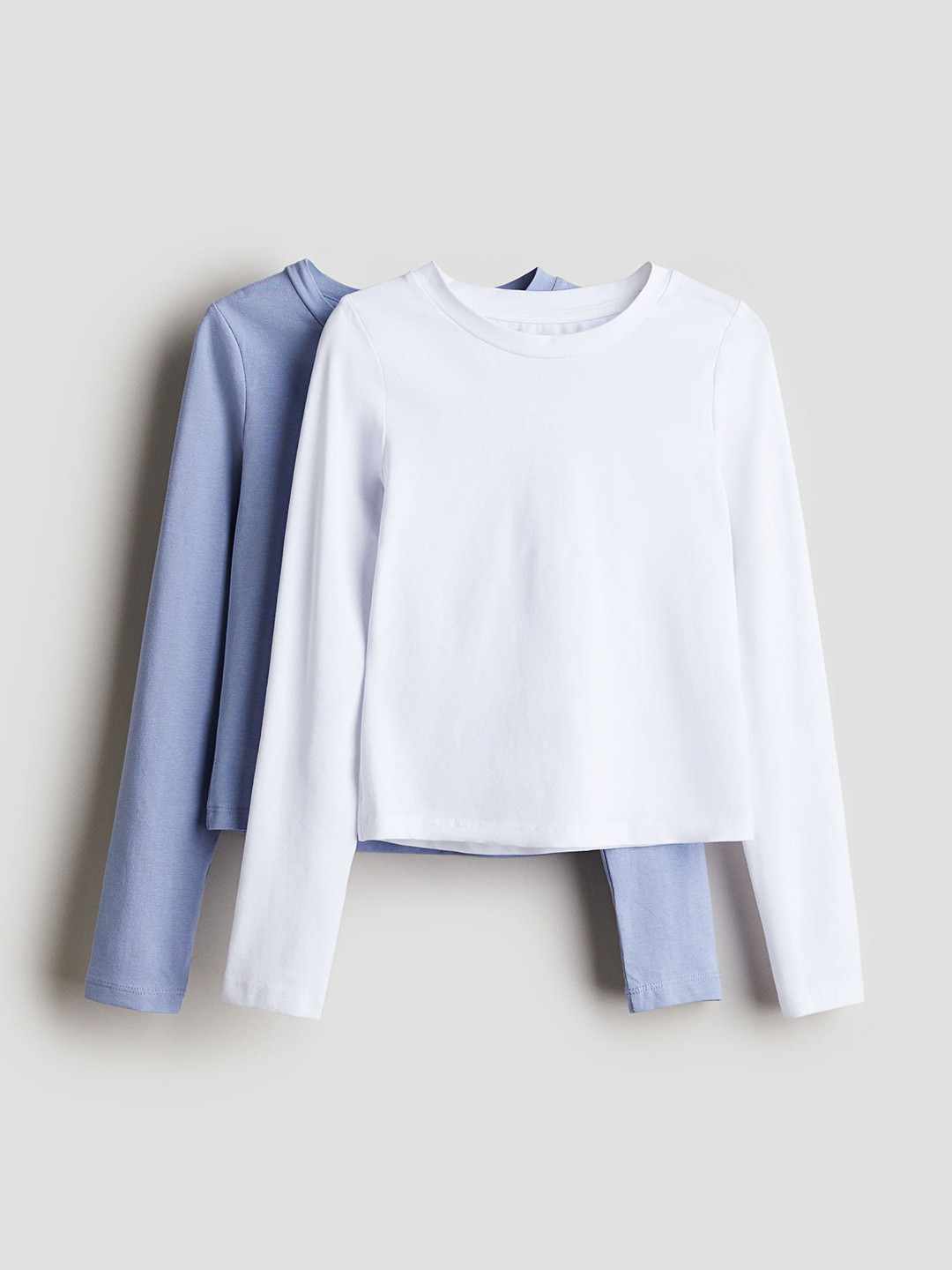 

H&M 2-Pack Jersey Tops, Blue