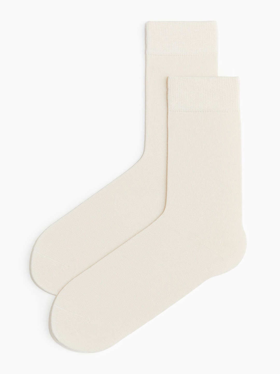 

H&M Men Bamboo Socks, White