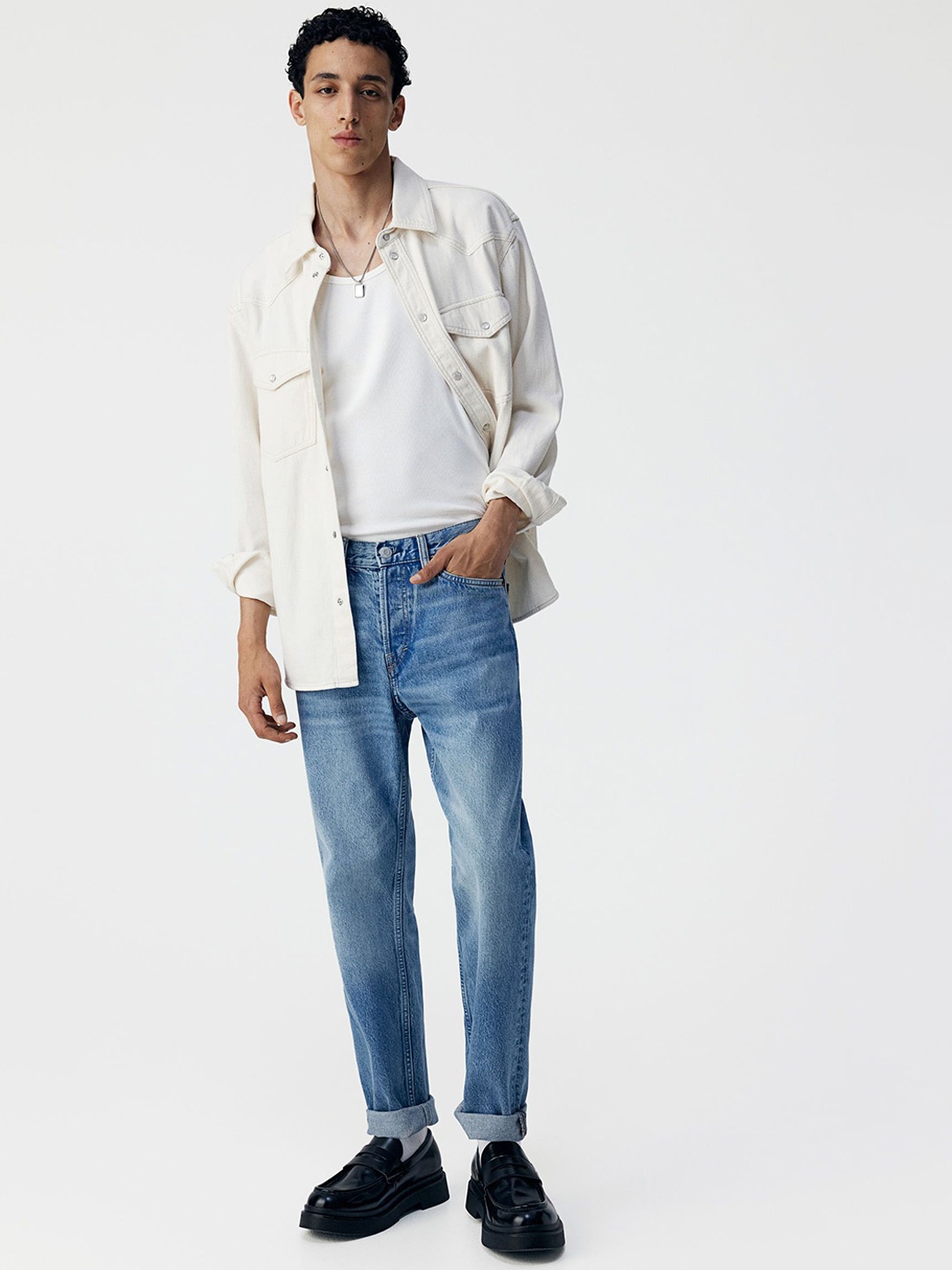 

H&M Men Relaxed Jeans, Blue