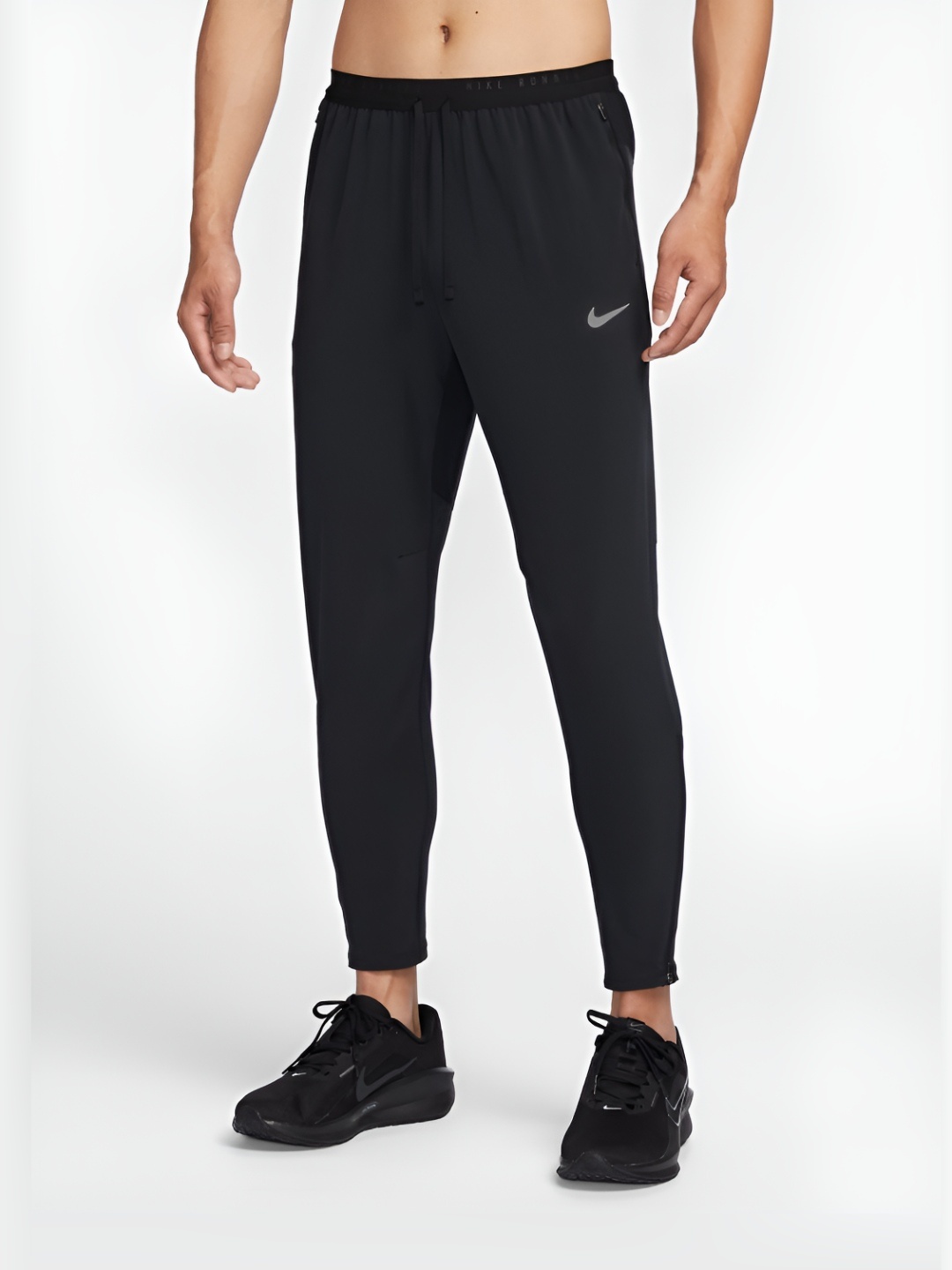 Nike Men Stride Dri-FIT Woven Running Trousers, Black