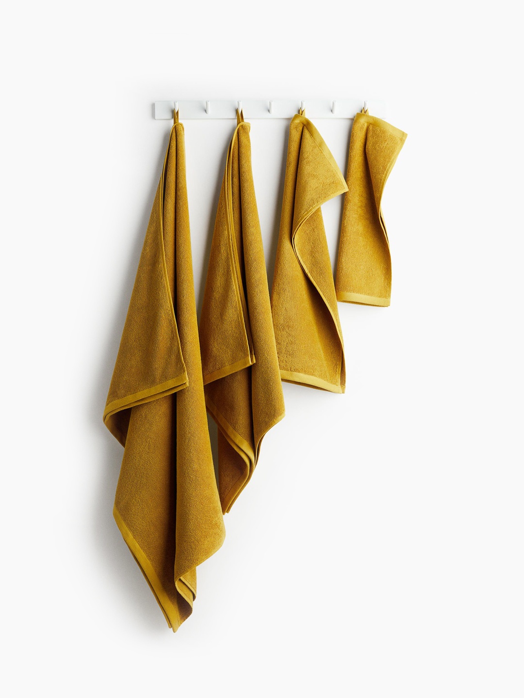 

H&M Yellow Pure Cotton Terry Guest Towel