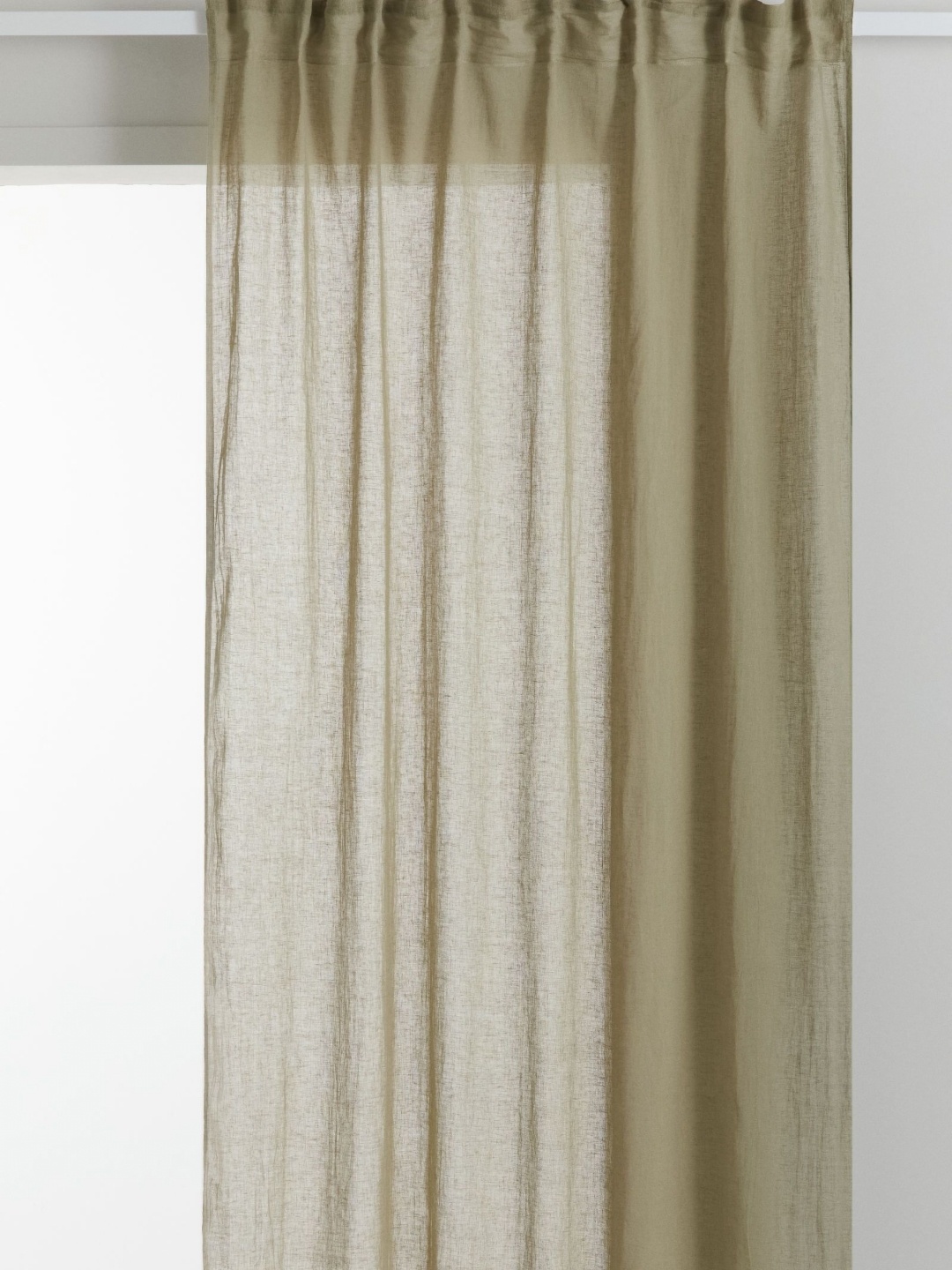 

H&M Green 2-Pack Linen-Blend Curtains