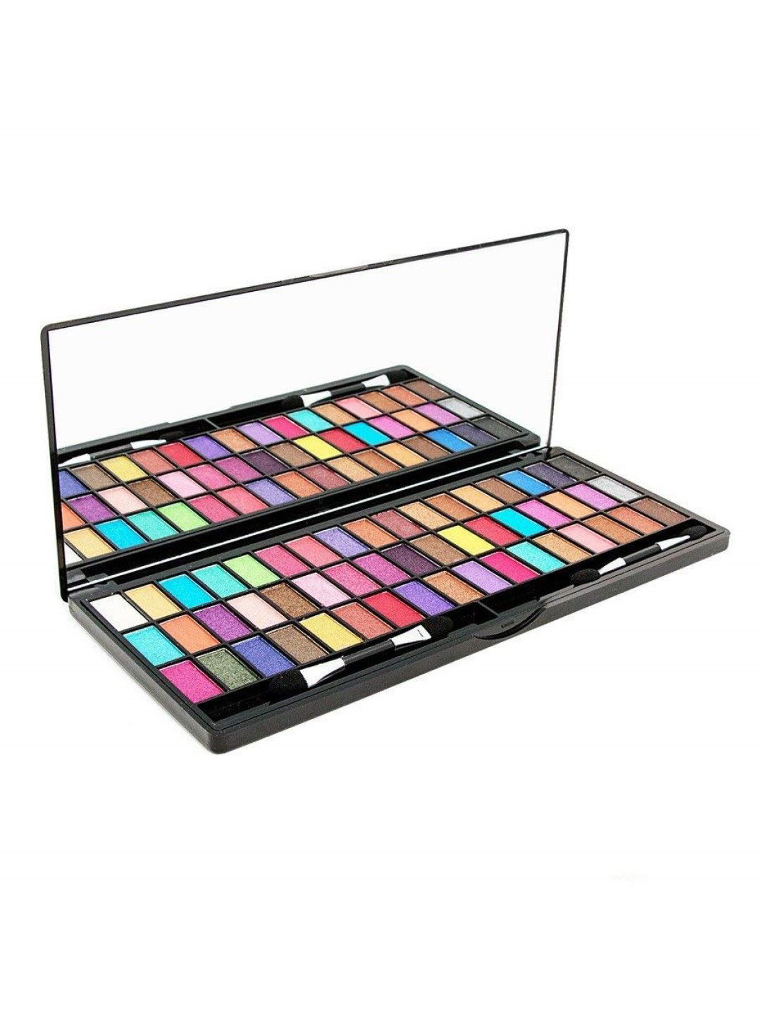 

Huda Girl 51 Colors Long Wearing & Easily Blendable Eyeshadow Palette With Brush - ESS01, Black