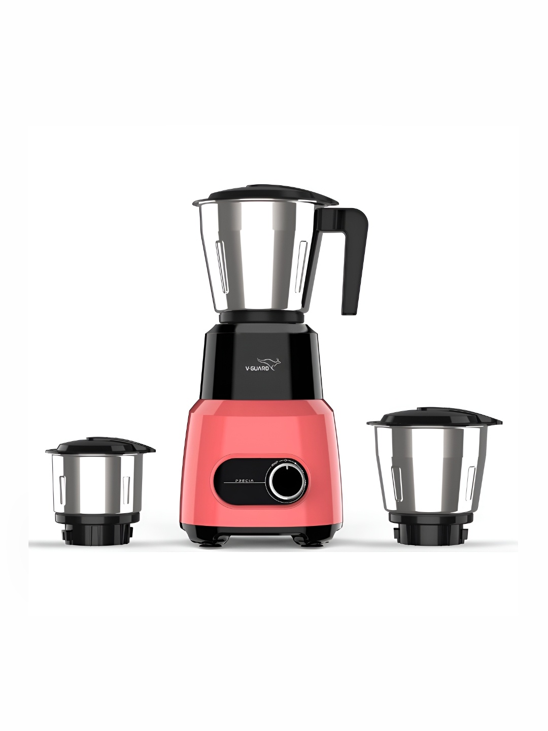 

V-Guard Red Wet And Dry 4 Pieces Jar Grinder 500 W With Juicer Mixer Grinders
