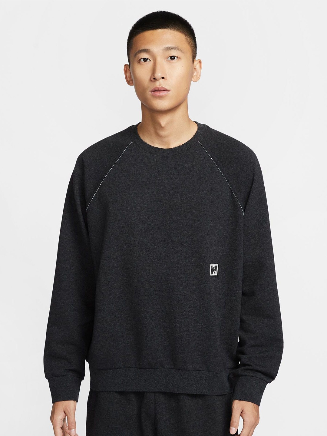 

Nike Heritage Men's Dri-FIT Fleece Fitness Top, Black