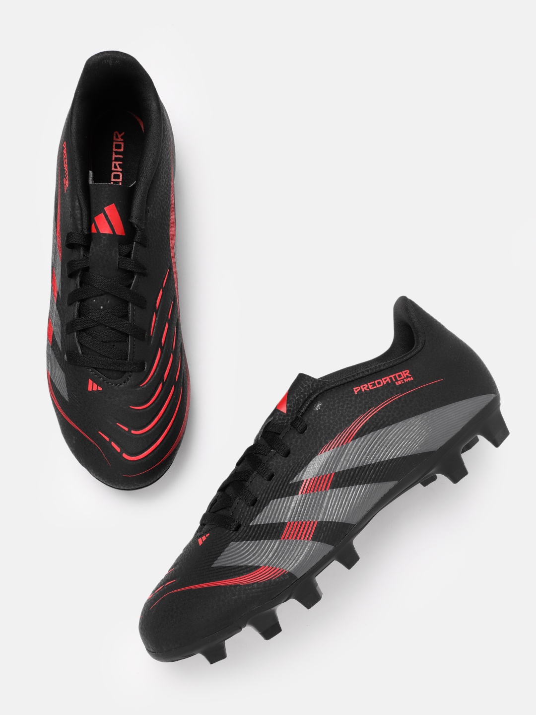 

ADIDAS Unisex Predator Club Firm/Multi-Ground Football Shoes, Black