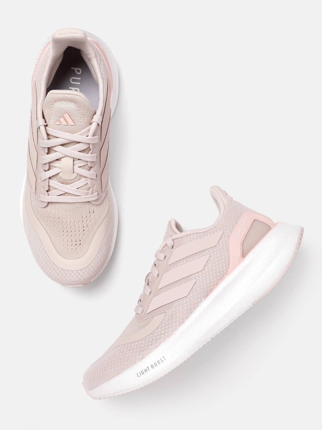 

ADIDAS Women Pureboost 5 Running Shoes, Pink