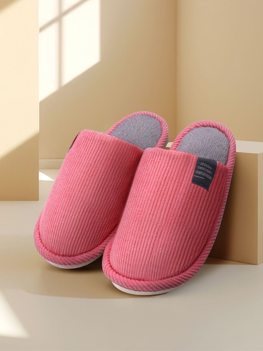 

JENNA Women Room Slippers, Pink