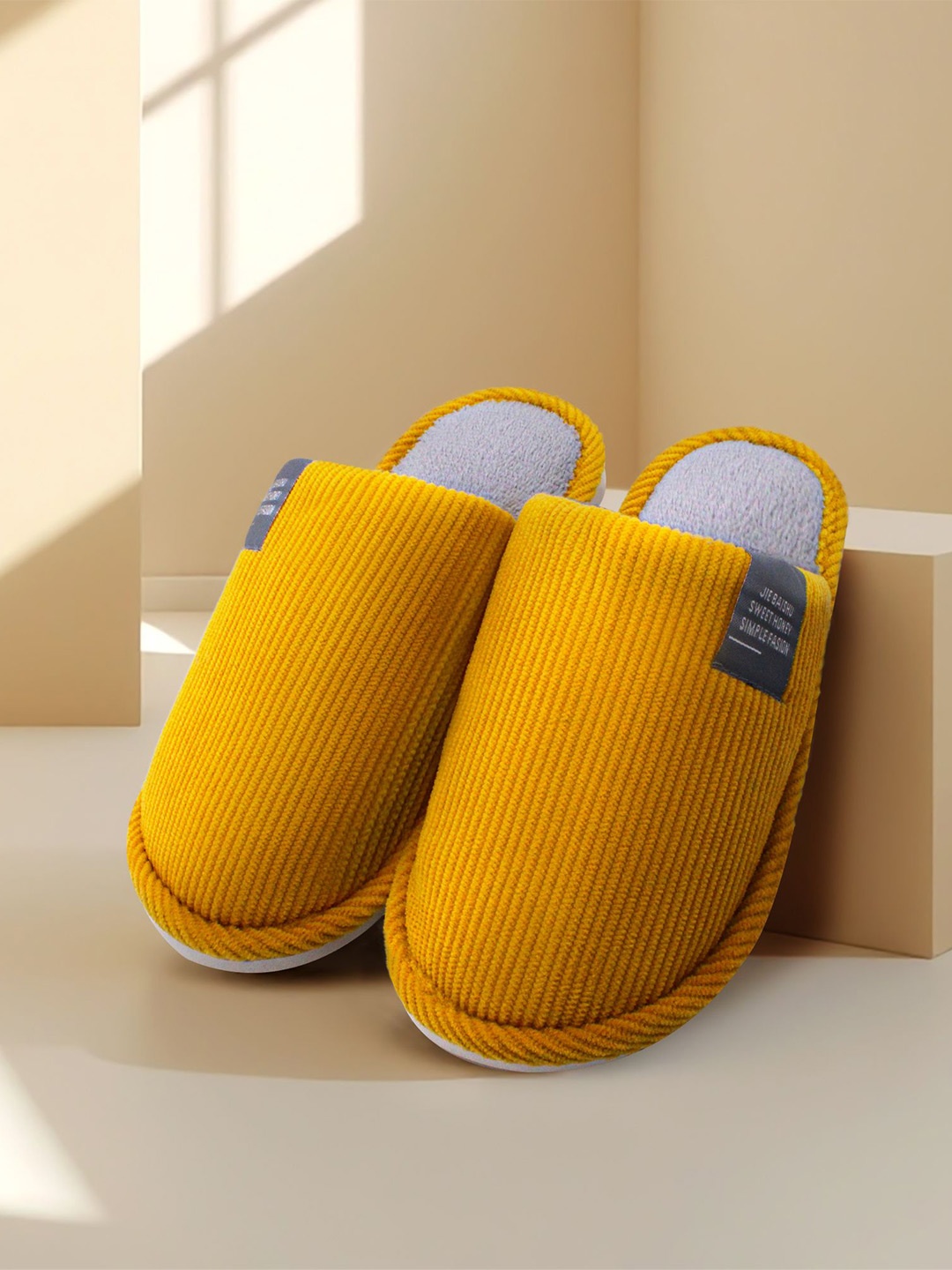 

JENNA Women Room Slippers, Yellow
