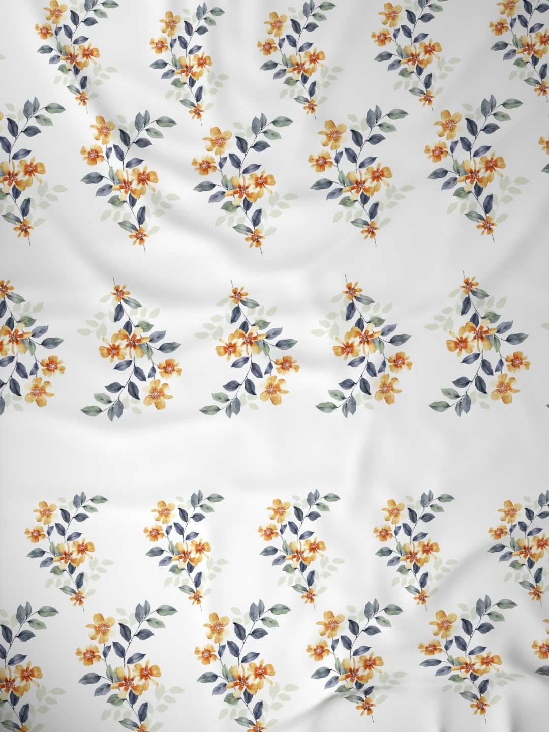 

Raymond Home Green & White Floral 160 TC Cotton King Bedsheet Set 2.74 m X 2.74 m