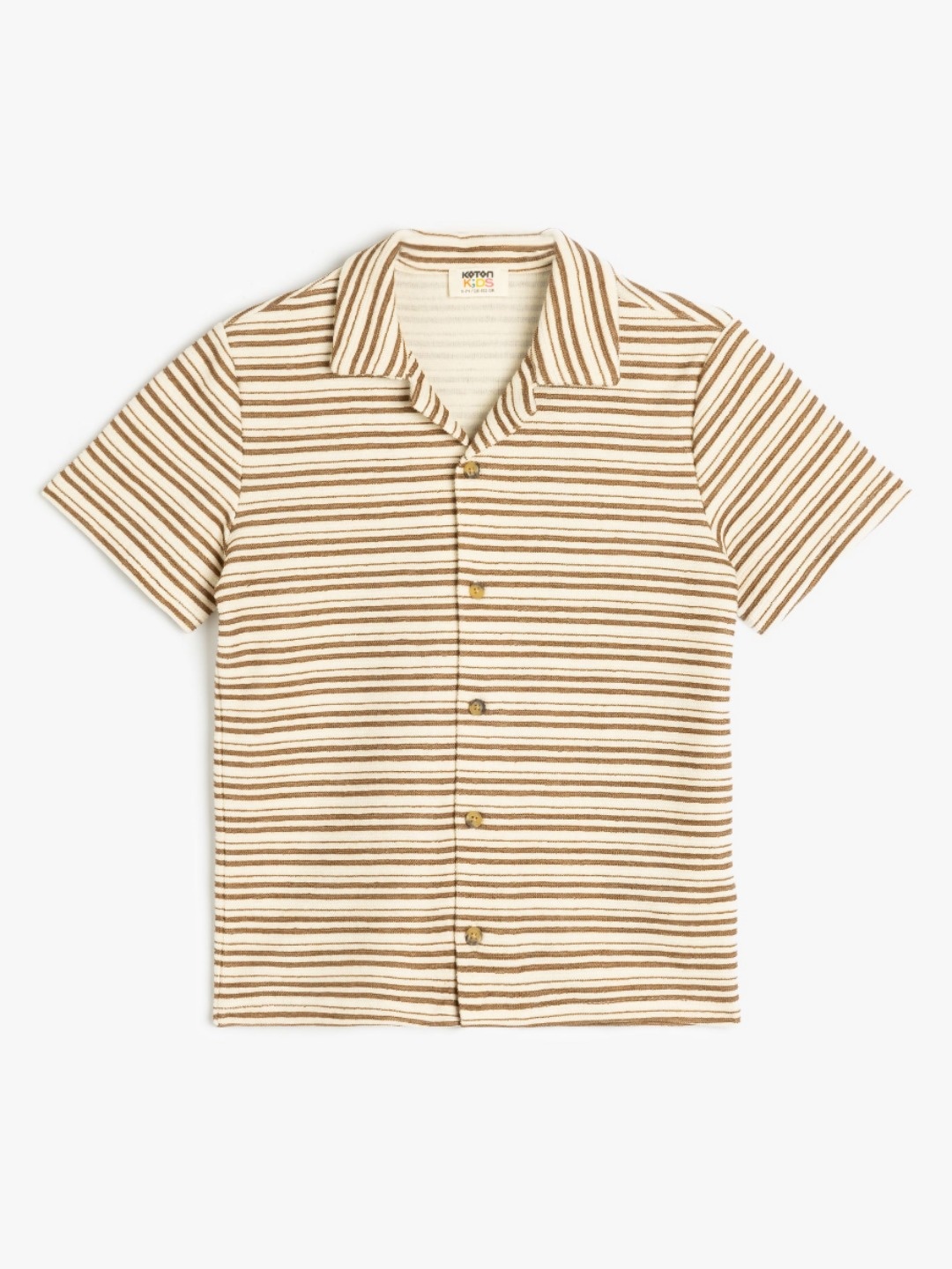 

Koton Boys Horizontal Striped T-shirt, Beige
