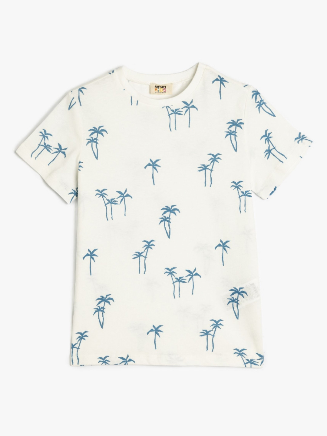 

Koton Boys Conversational Printed Round Neck Cotton T-shirt, White