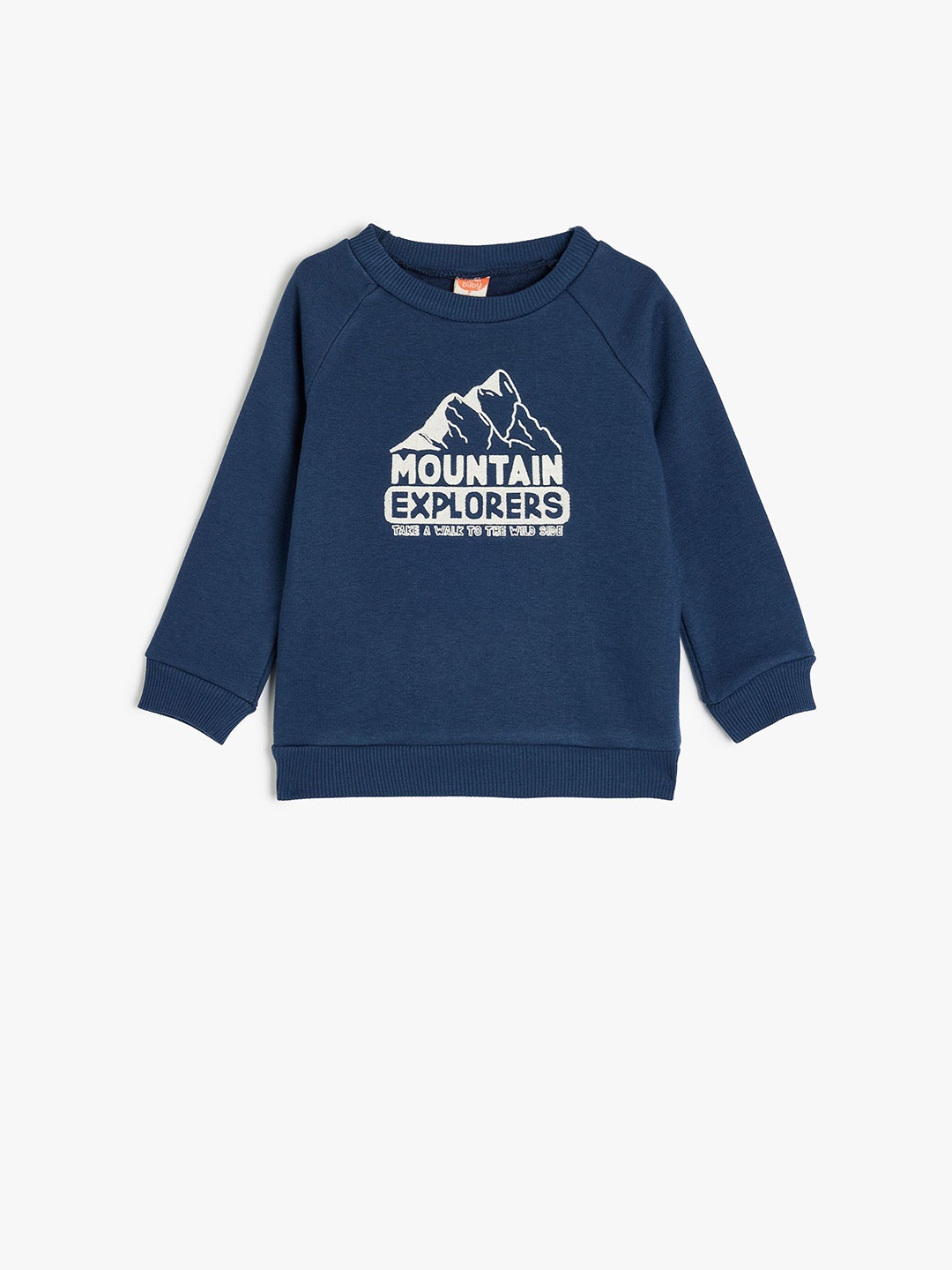 

Koton Boys Printed Pullover Sweatshirt, Navy blue