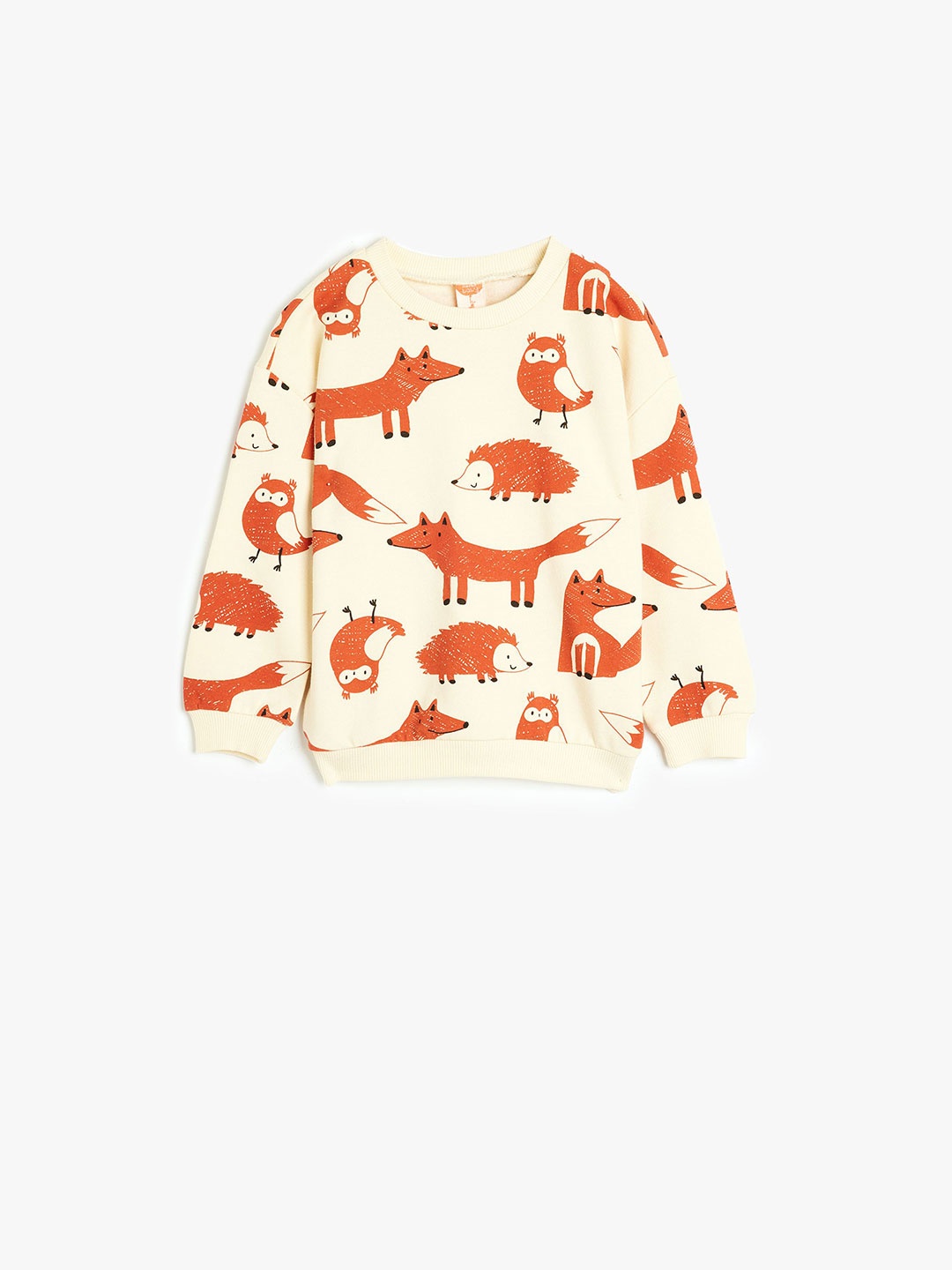 

Koton Boys Cotton Printed Sweatshirt, Beige