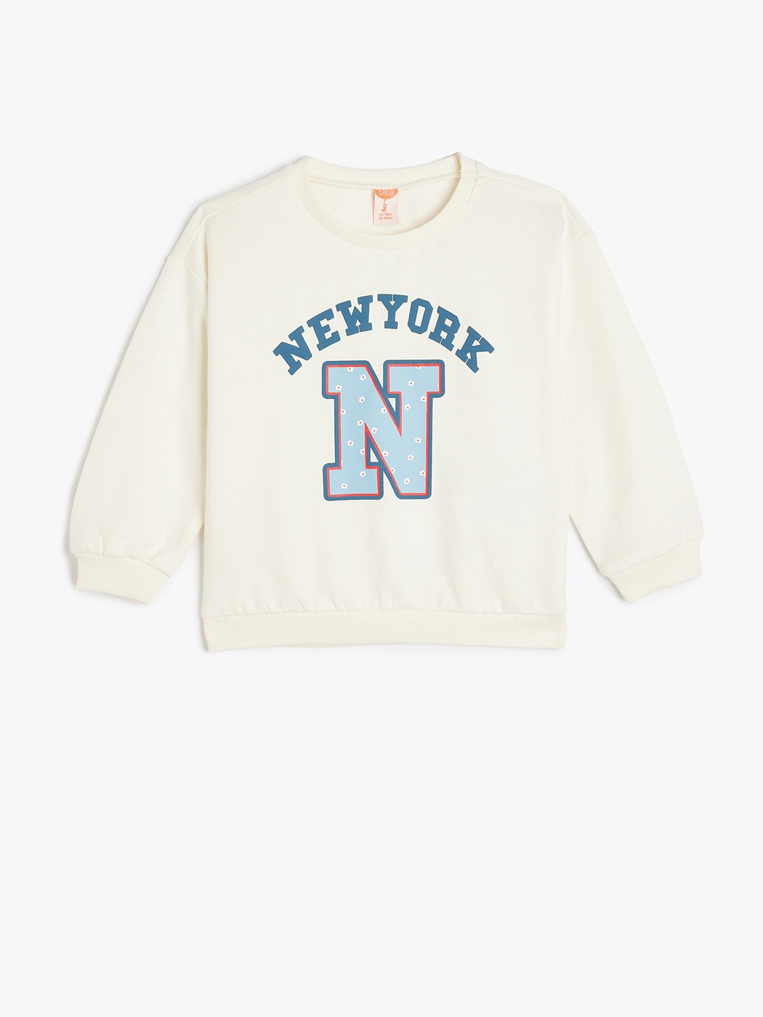

Koton Girls Printed Sweatshirt, Off white