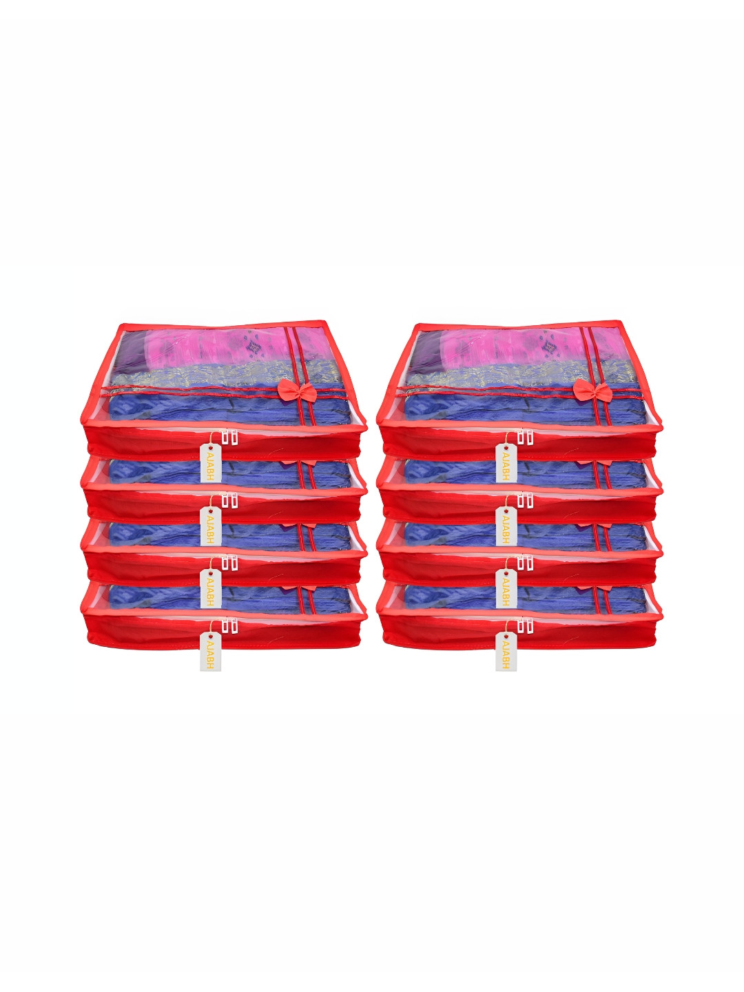 

Ajabh Red 8 Pieces Non-Woven Multi-Utility Organisers