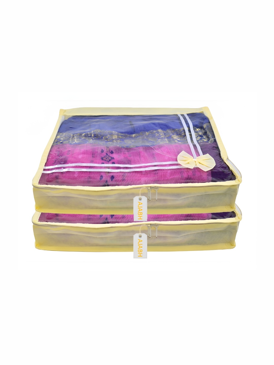 

Ajabh Yellow 2 Pieces Non-Woven Multi-Utility Organisers