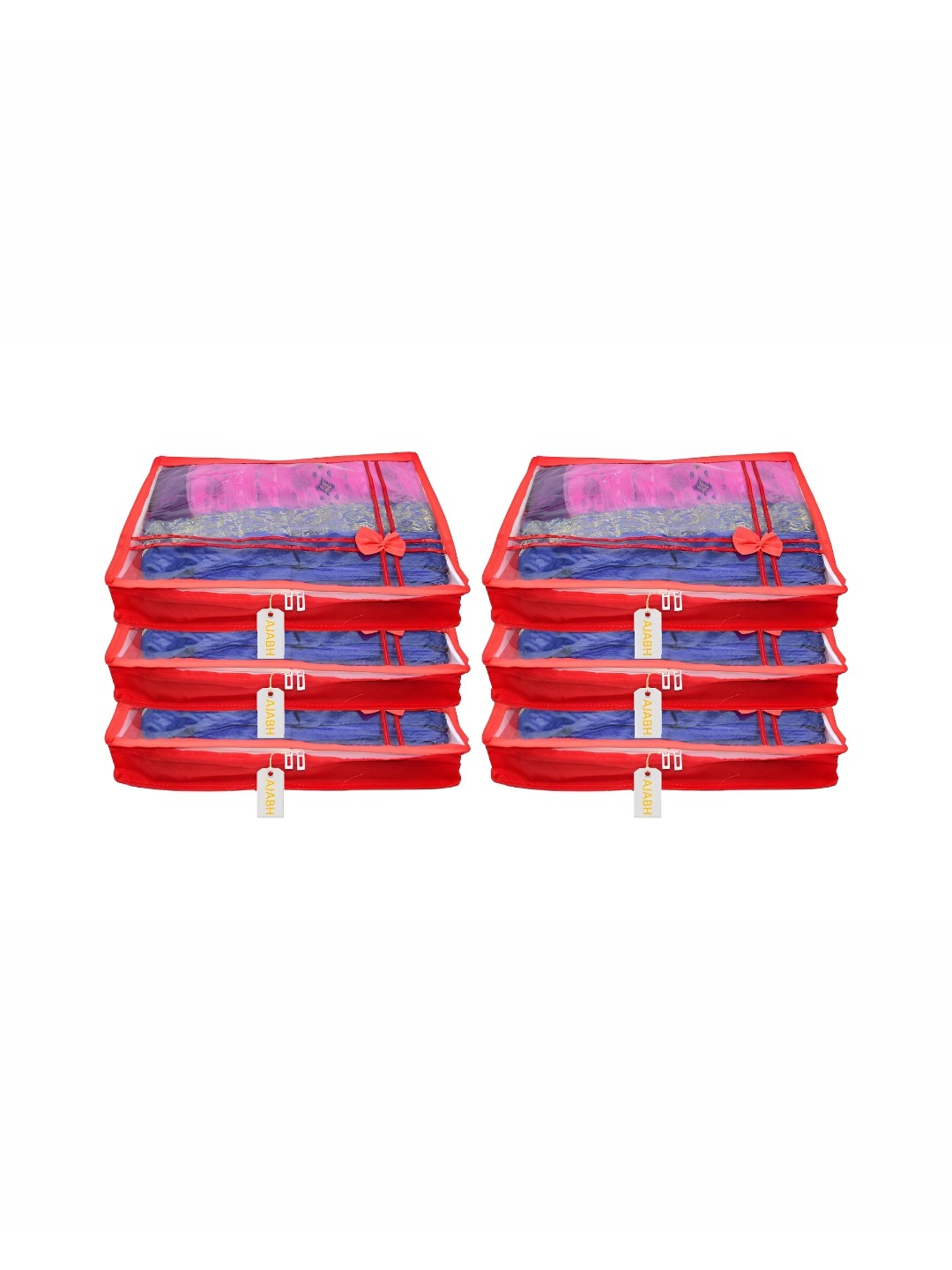 

Ajabh Red 6 Pieces Non-Woven Multi-Utility Organisers