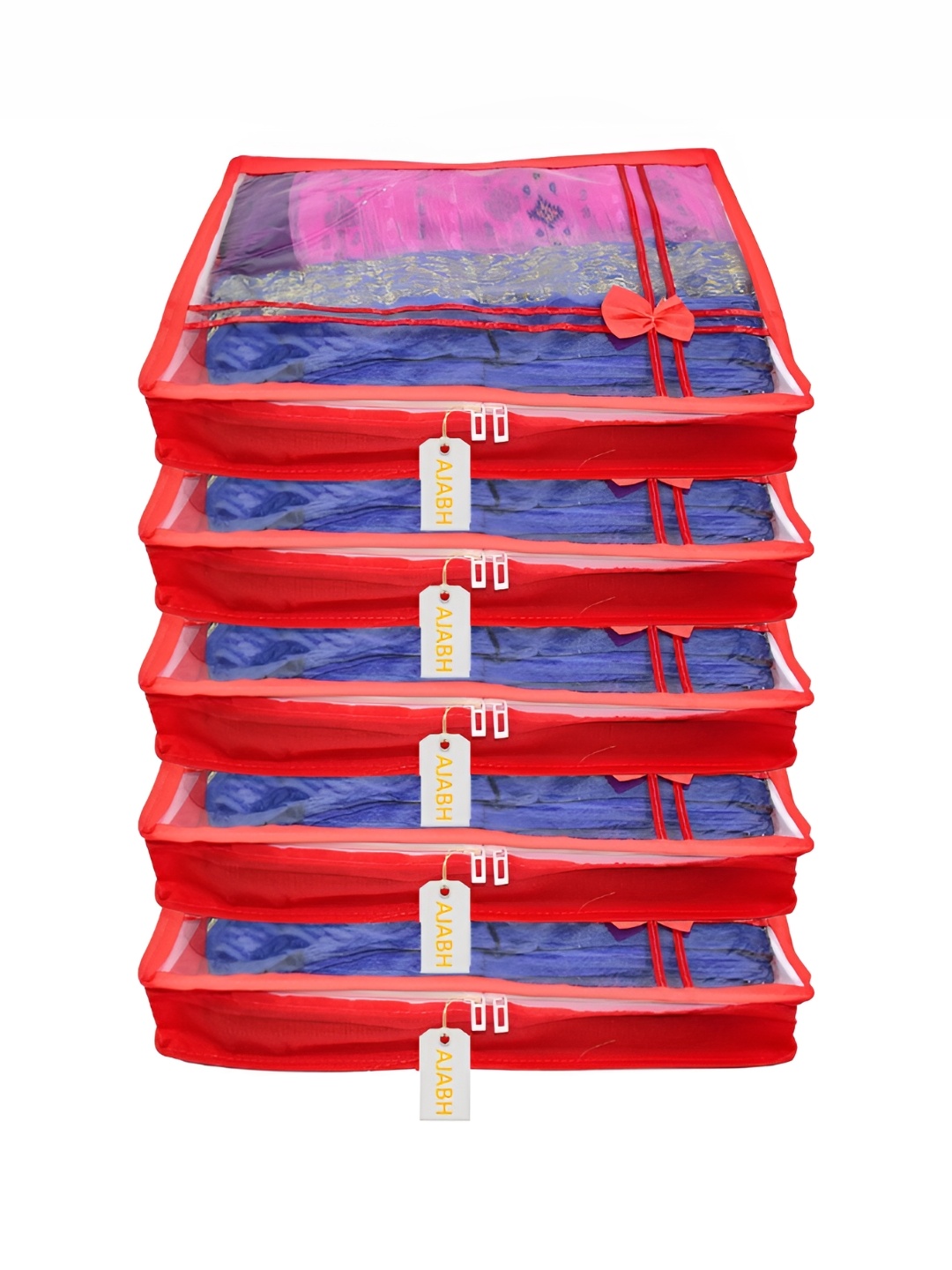 

Ajabh Red 5 Pieces Non-Woven Multi-Utility Organisers