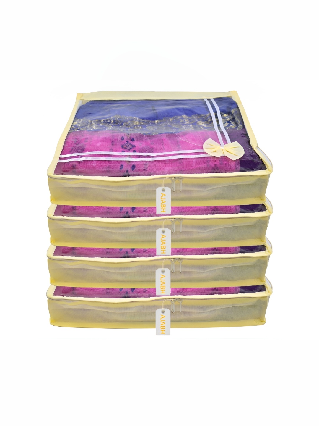 

Ajabh Yellow 8 Pieces Non-Woven Multi-Utility Organisers