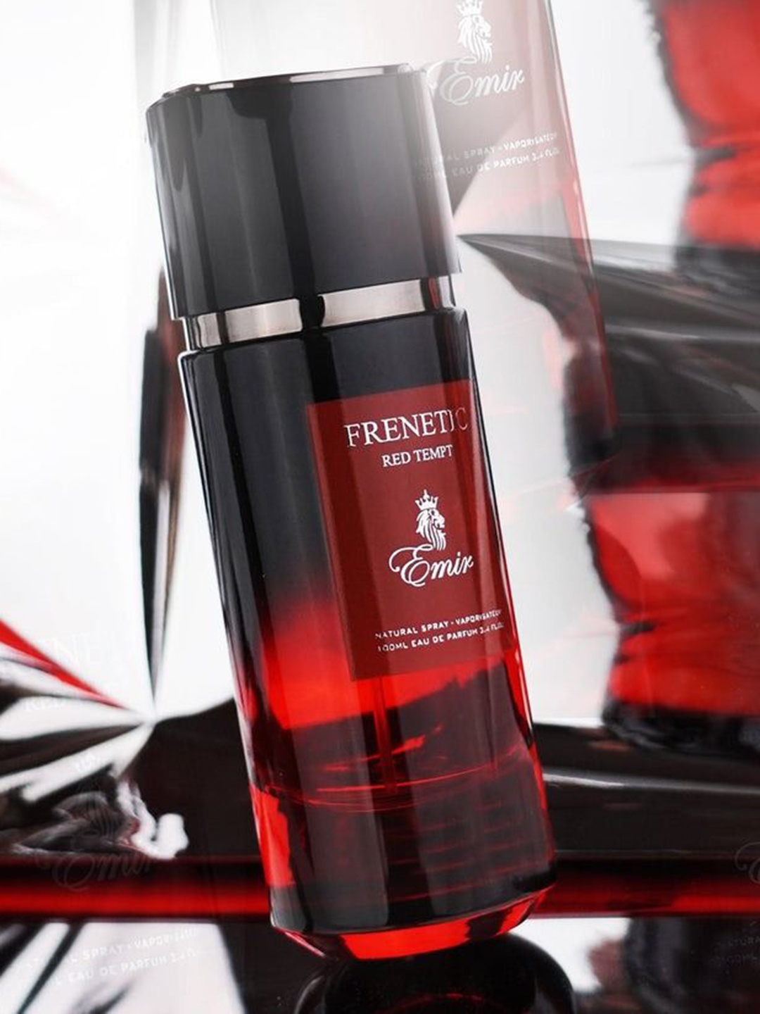 

Paris Corner Perfumes Emir Frenetic Red Tempt Long Lasting Eau De Perfume - 80 ml, Transparent