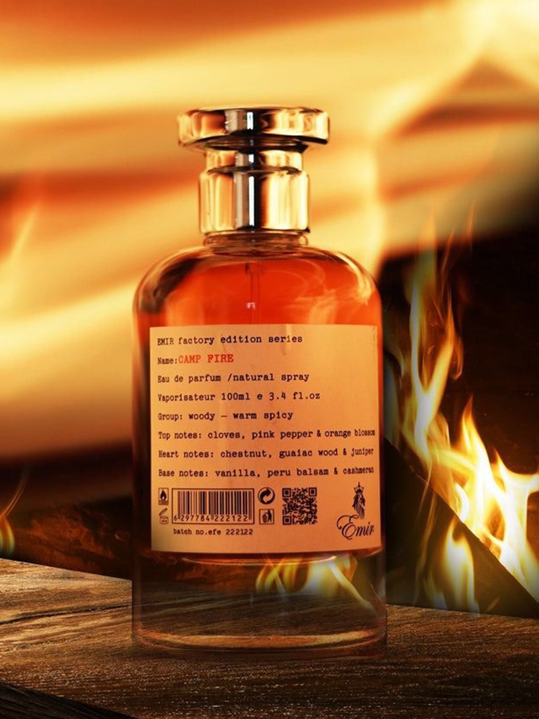 

Paris Corner Perfumes Emir Camp Fire Long Lasting Eau De Perfume- 100 ml, Transparent