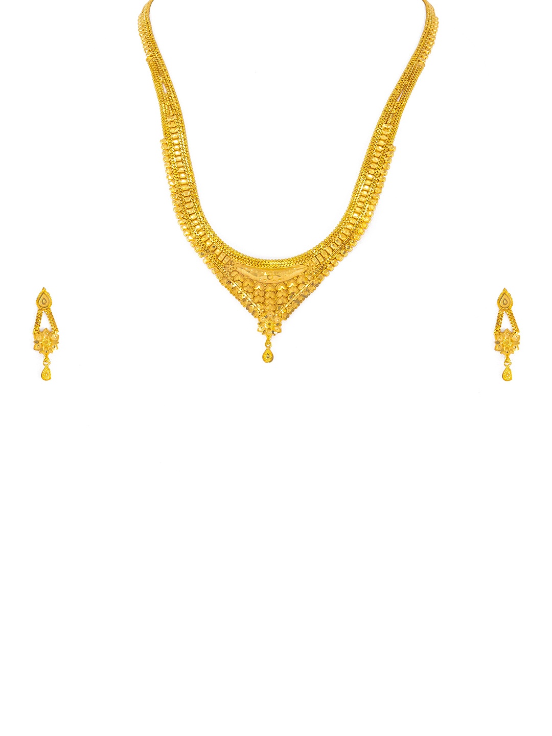 

GOLD CASH Gold-Plated Necklace & Earrings