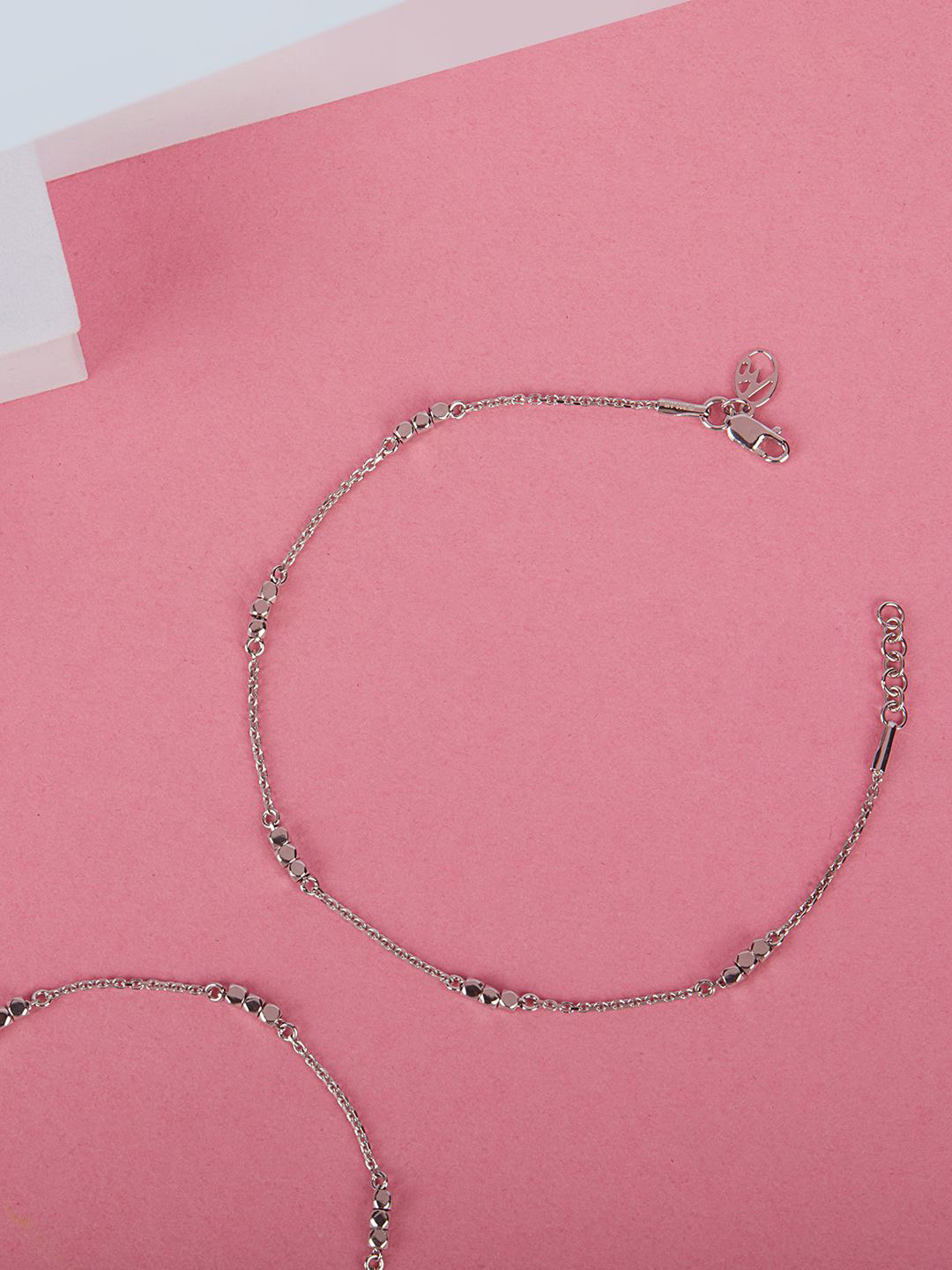 

Mia by Tanishq Elegance 93kt Silver-Plated Anklet
