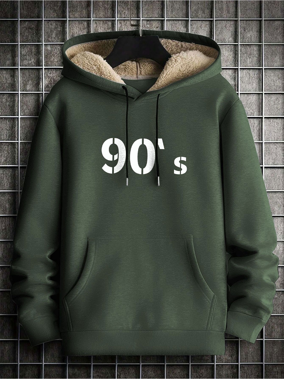 

TOGS & TERRE Women Printed Hooded Sweatshirt, Green