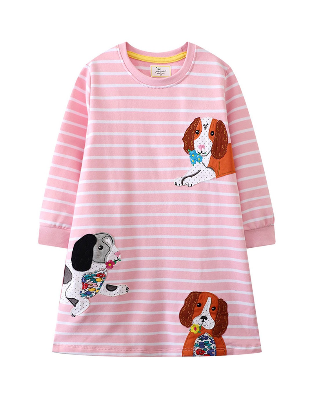 

LULU & SKY Girls Graphic Printed Nightdress, Pink