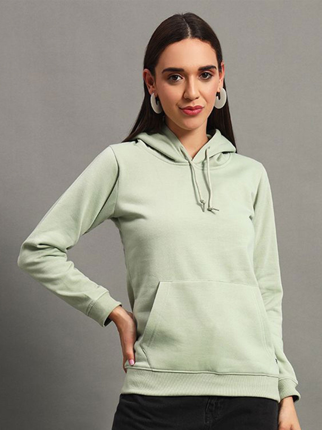 

RISS Women Hooded Sweatshirt, Green