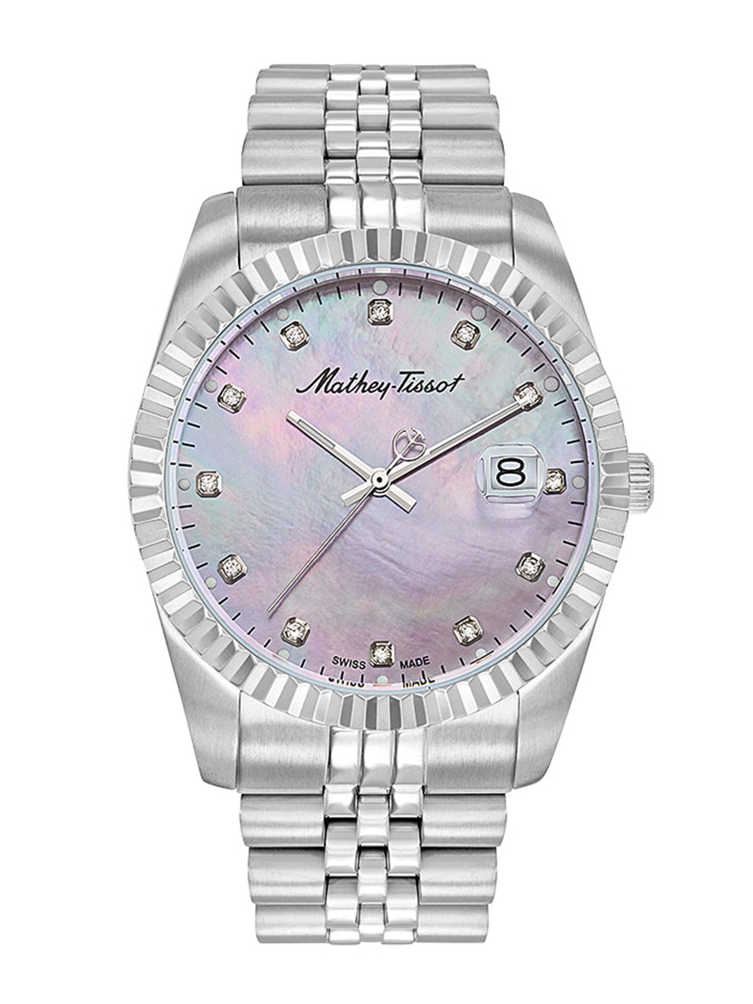 

Mathey-Tissot Swiss Made Mathy II Multicolor Dial Analog Watch For Men - H710AVIO, Silver