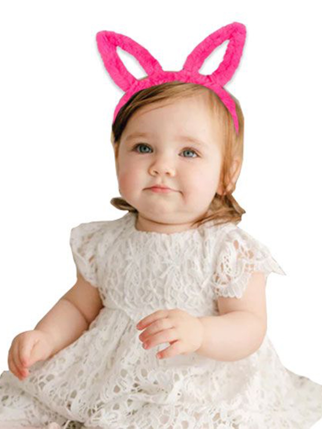 

Babymoon Kids Plush Ears Headband, Pink