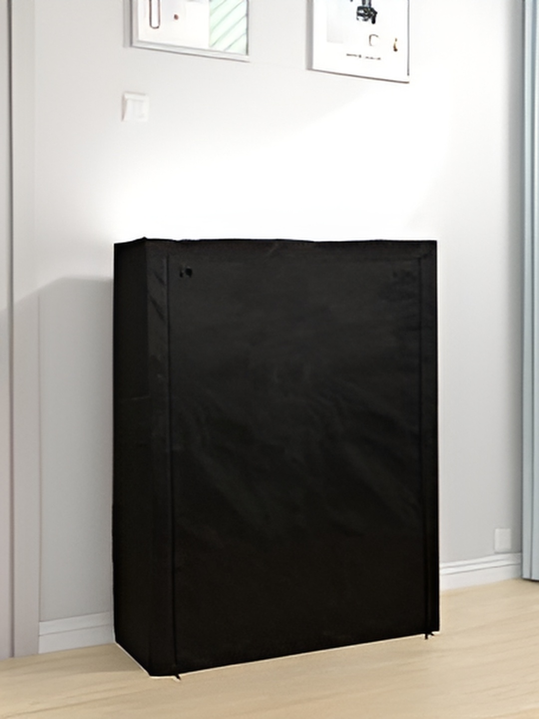 Rmerchants Black Water Resistant Shoe Rack Cover