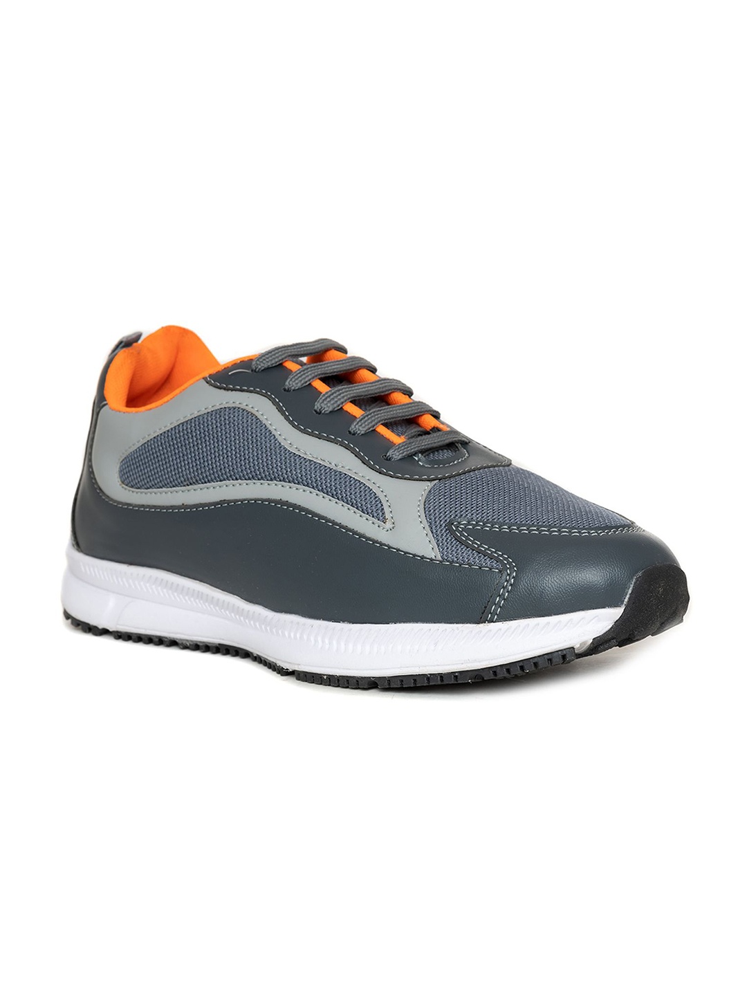 

Khadims Men Lazard Walking Non-Marking Lace-Up Sports Shoes, Grey