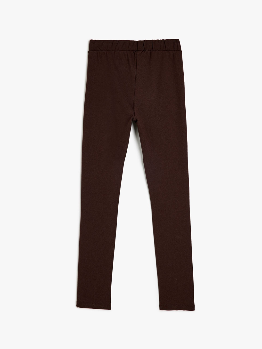 

Koton Girls Mid Rise Ankle Length Leggings, Brown