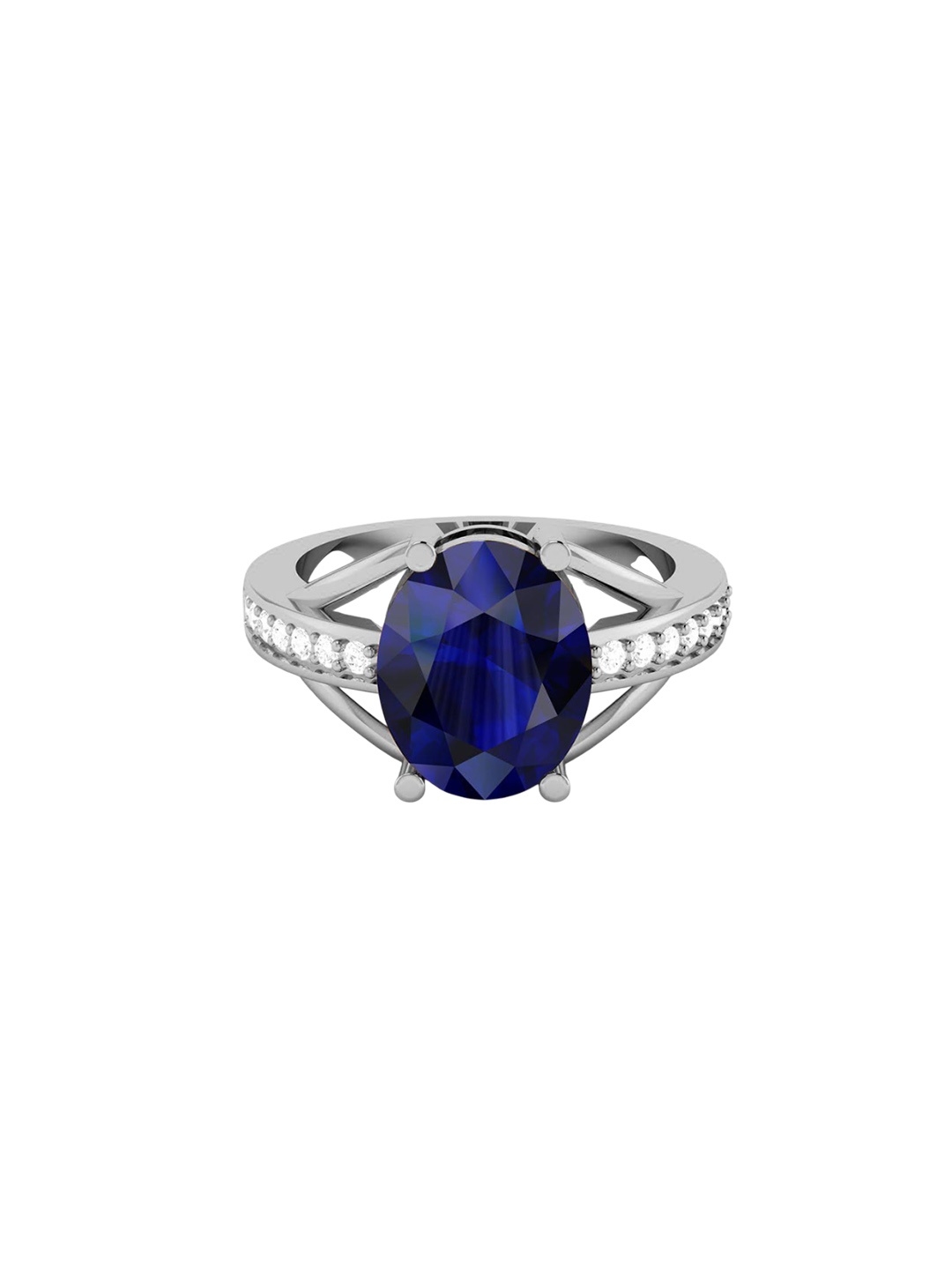 

LMDPRAJAPATIS Unisex Embellished Ring, Blue