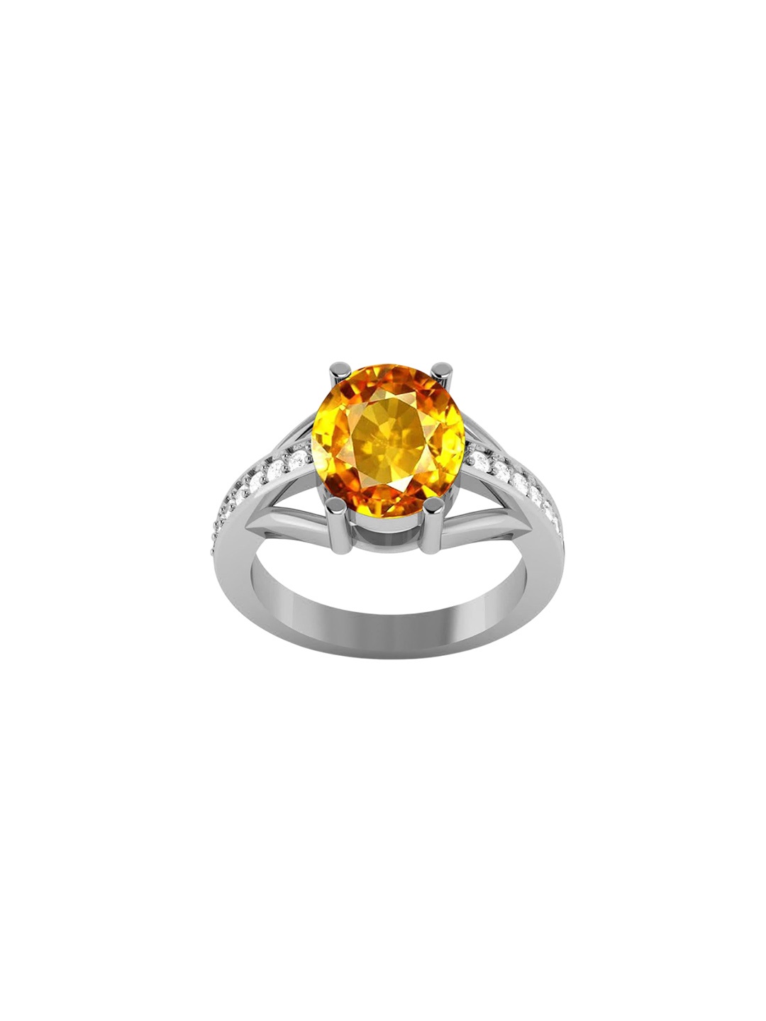 

LMDPRAJAPATIS Stones-Studded Finger Ring, Silver