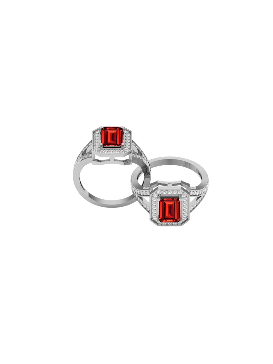 

LMDPRAJAPATIS Unisex Embellished Ring, Brown