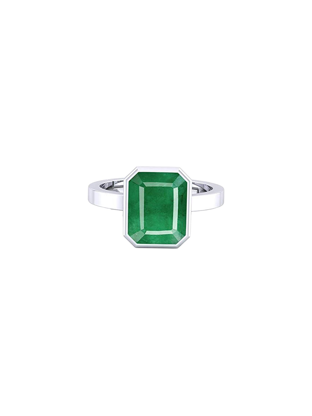 

LMDPRAJAPATIS Unisex Embellished Ring, Green