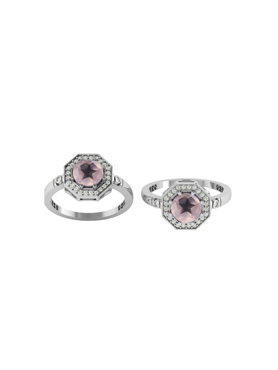 

LMDPRAJAPATIS Unisex Embellished Ring, Pink
