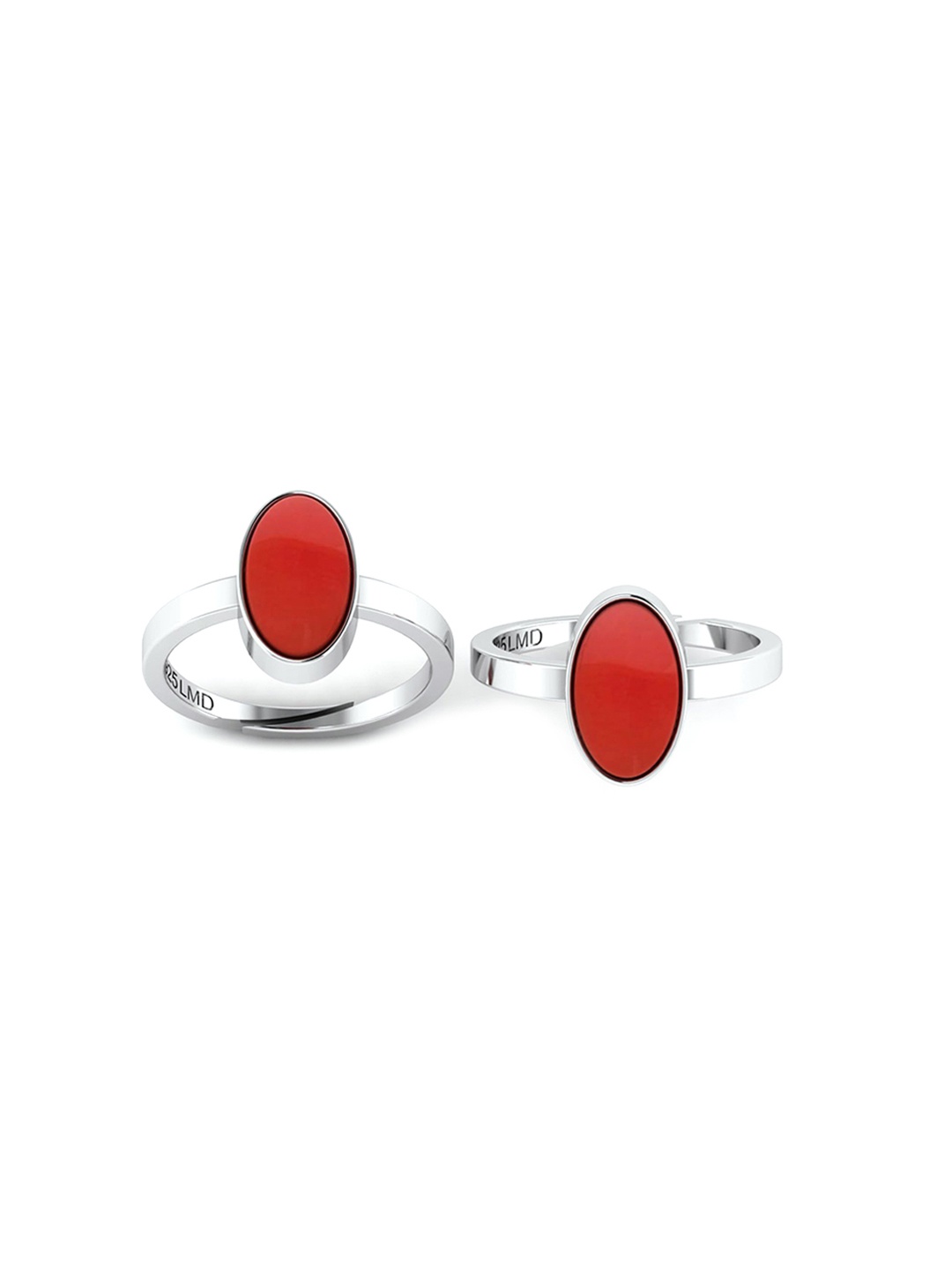 

LMDPRAJAPATIS Stone Studded Finger Ring, Silver