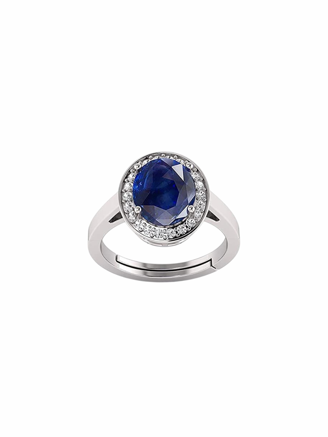 

LMDPRAJAPATIS Unisex Embellished Ring, Blue